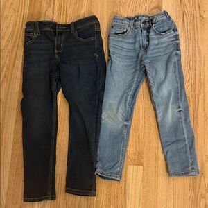 Cat & Jack Kids Jeans - Dark Blue and Light Blue